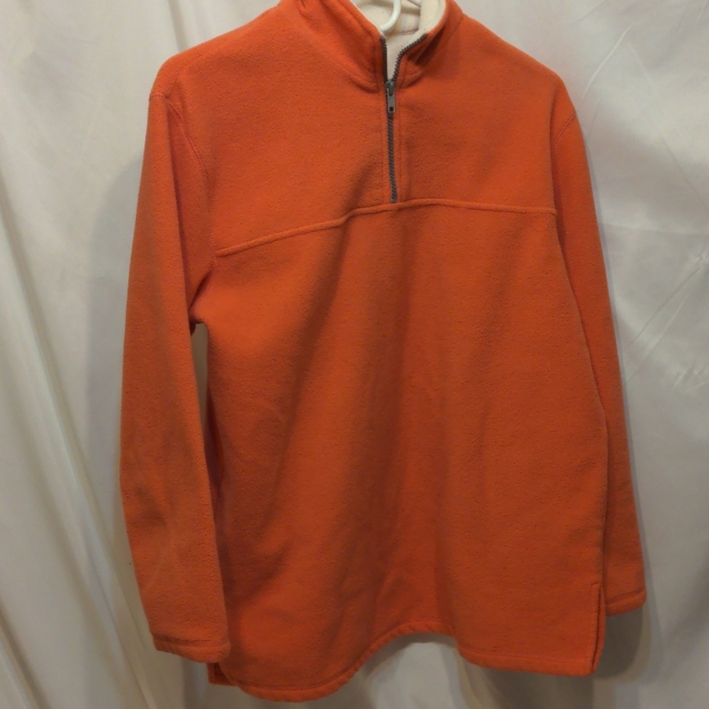 Marsh Landing orange fleece jacket